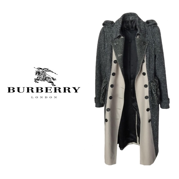 Sold 💯 Burberry Tweed Coat Honey-Beige IT38/US2 - Picture 2 of 8